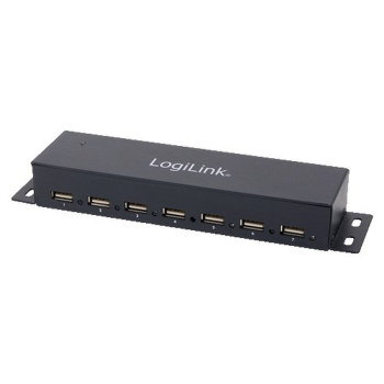 LogiLink UA0148 huby i koncentratory 480 Mbit/s Szary