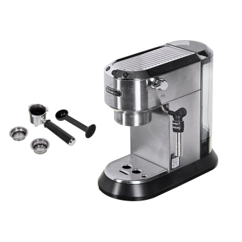 Ekspres kolbowy DeLonghi Dedica Style EC 685.M (1350W; kolor srebrny) (WYPRZEDAŻ)