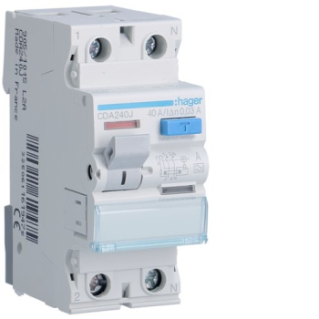 CDA240J 40A/ 30MA/A WYŁĄCZNIK RÓŻNICOWY 40A 2P 2M 30MA A 6KA
