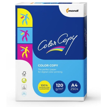 Papier xero ksero biurowy Mondi Color Copy 8687A12 (A4; 120 g/m2; 250 szt. arkuszy; papier biały; satynowy)