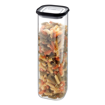 GEFU PANTRY Prostokątny Pojemnik 2,5 l Czarny, Przezroczysty 1 szt.