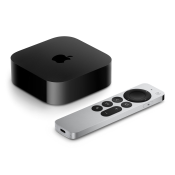 Apple TV 4K Czarny, Srebrny 4K Ultra HD 128 GB Wi-Fi Przewodowa sieć LAN