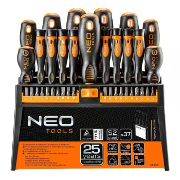 Zestaw wkrętaków i końcówek wkrętakowych Neo Tools 37 elementów