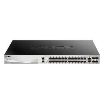 D-Link DGS-3130-30TS/E łącza sieciowe Zarządzany L3 Gigabit Ethernet (10/100/1000) Szary
