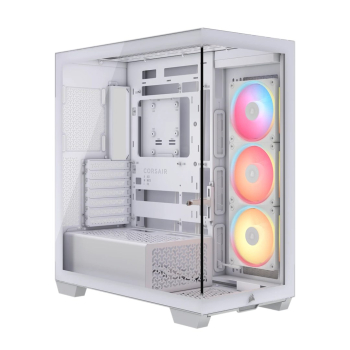Obudowa Corsair 3500X LXR LINK Tempered Glass Mid-Tower, White