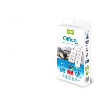 Ever OFFICE PLUS Biały 7 x gniazdo sieciowe 250 V