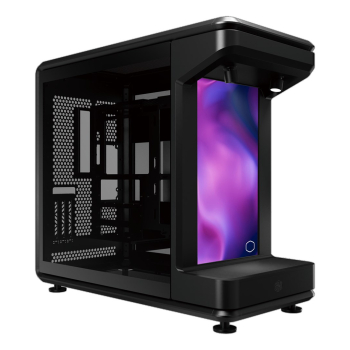 Cooler Master MasterFrame 360 STAGE LCD Full Tower Czarny, Przezroczysty