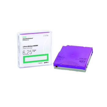 HPE LTO-6 Ultrium 6.25TB WORM Data Cartridge Pusta taśma danych 1,26 cm
