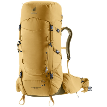 Plecak trekkingowy damski Deuter Aircontact Core 45+10 SL - savanna/nori