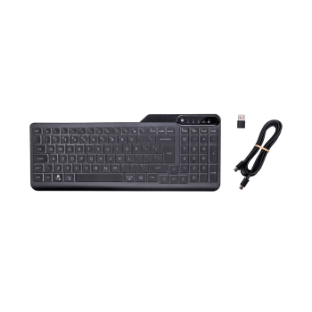 Klawiatura HP 400 Backlit Wired Keyboard przewodowa czarna 7N7C0AA