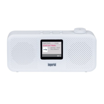 Radio Imperial DABMAN 16 przenośne - DAB+, FM, alarm - biały
