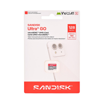 Sandisk Ultra Go microSD UHS-I 128GB MicroSD 190MB/s(R)