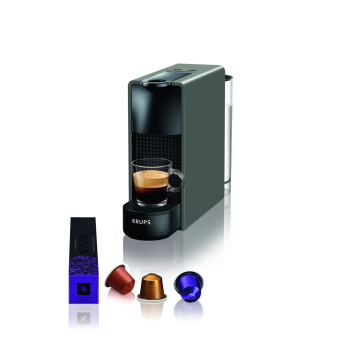 Ekspres kapsułkowy Krups Nespresso Essenza Mini XN110B (1200W; kolor szary)