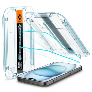 Spigen AGL06903 ochraniacz na ekran / tył telefonu Przezroczysta ochrona ekranu Apple 2 szt.