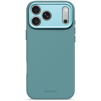 Decoded AntiMicrobial Silicone Backcover - silikonowa obudowa ochronna do iPhone 17 Pro Max kompatybilna z MagSafe (retro blue)