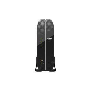 Qnap TS-410E-8G, Tower,  4 x 2.5" SATA SSD , Intel Celeron J6412 4C/4T, onboard 8GB (not expandable), 2 x 2.5GbE, External adapter (PSU)