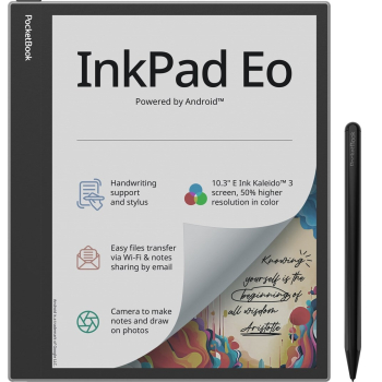 Ebook PocketBook InkPad Eo 10,3" E-Ink Kaleido 3 64GB WI-FI  Mist Gray