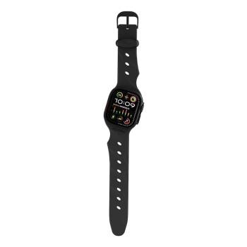 Decoded Silicone Ares Splice Band - silikonowy pasek do Apple Watch 44/46/49 mm (black)