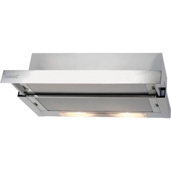 CATA TF-2003 DURALUM 700 | Hood | Telescopic | Energy efficiency class C | Width 70 cm | Mechanical | 390 m3/h | Stainless steel | LED