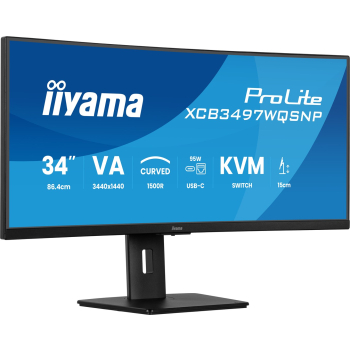 Monitor iiyama XCB3497WQSNP-B1 34" - Płaski ekran - 86,4 cm