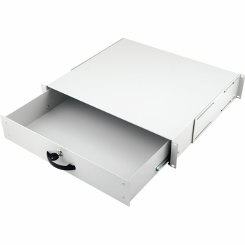 Equip 19" Schublade fĂĽr ServerschrĂ¤nke abschl.   2U  RAL7035