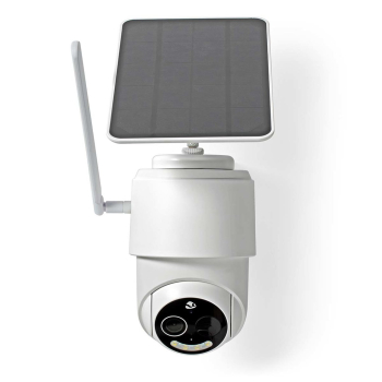 Kamera zewnętrzna Nedis Smartlife 4G, IP65 czujnik ruchu, night vision, biały