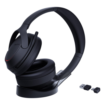 Yealink BH78 Zestaw słuchawkowy Przewodowy i Bezprzewodowy Opaska na głowę Połączenia/muzyka USB Type-C / USB Type-A Bluetooth Podstawka do ładowania