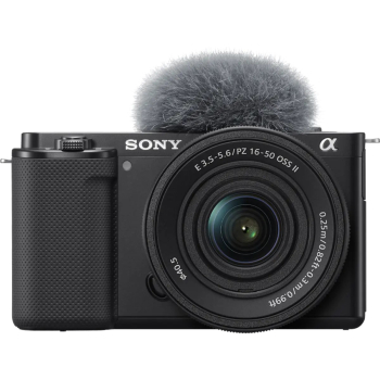 Sony ZV-E10 + E PZ 16-50mm F3.5-5.6 OSS II Bezlusterkowiec 24,2 MP CMOS 6000 x 4000 px Czarny