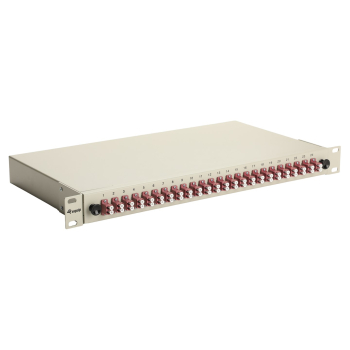 Equip LWL-SpleiĂźkasten 24-Port LC-Duplex OM4 1U komplett  gr