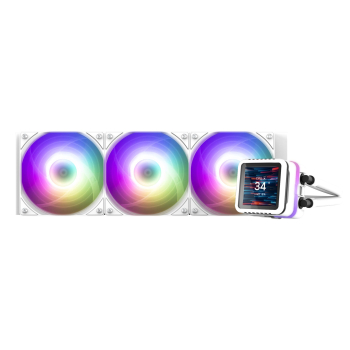 Kompletne chłodzenie wodne Zalman ALPHA2 DS A36, 2,7 Cal LCD, 360mm - Biały