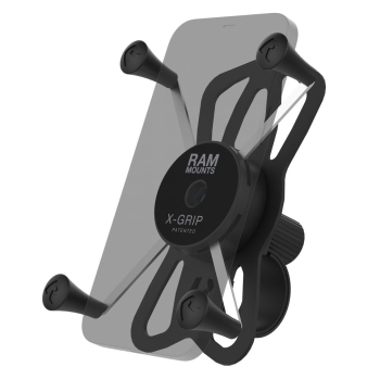 Duży uchwyt na telefon RAM® X-Grip® z podstawą kierownicy RAM® Tough-Strap™