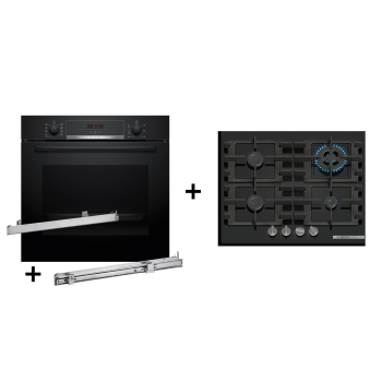 Zestaw BOSCH HBA514BB3 + HEZ538000 + PNH6B6K40