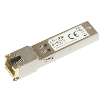 Wkładka SFP+ Mikrotik S+RJ10 10M, 100M, 1G, 2.5G, 5G, 10G RJ45  up to 30m @10Gbps