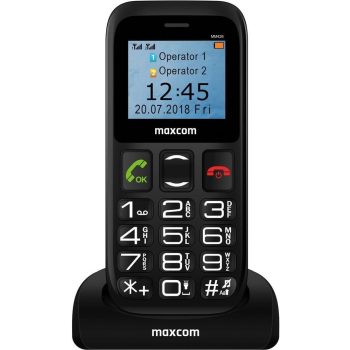 MaxCom MM426 SE telefon komórkowy 4,5 cm (1.77") 72 g Czarny Telefon funkcjonalny