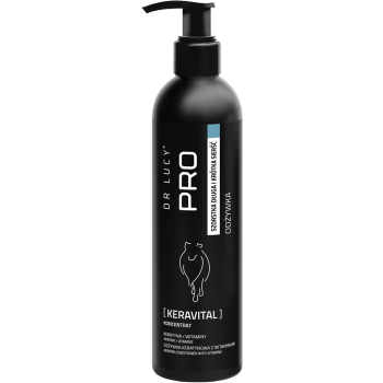 Dr Lucy - PRO KERAVITAL 250 ml - keratynowo-witaminowa odżywka dla psów z długą, szorstką sierścią