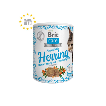 BRIT Care Cat Snack Superfruits Herring - przysmak dla kota - 100 g
