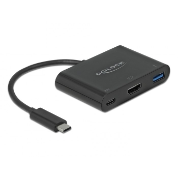 DELOCK USB Type-C Adapter > HDMI 4K 30Hz USB Type-A/C PD