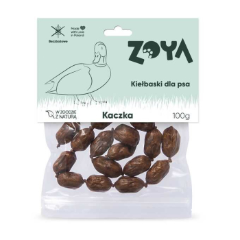 ZOYA Kiełbaski z kaczki przysmak dla psa 100g