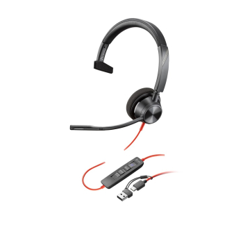 Słuchawki Poly Blackwire 3310 Mono Microsoft Teams USB-C