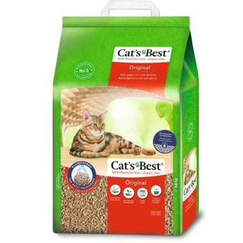 JRS Cat's Best Original - drewniany żwirek zbrylający dla kota -  5 l / 2,1 kg