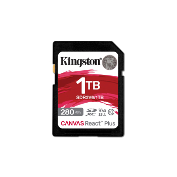 KINGSTON microSDXC Canvas 1TB React Plus UHS-II 280R/150W U3 V60 for Full HD/4K