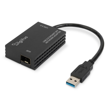 Digitus Karta sieciowa USB 3.0 Gigabit SFP