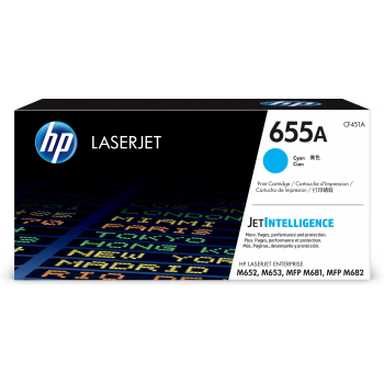 LASERJET TONER CRTG/655A CYAN
