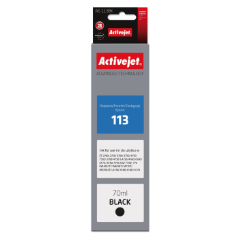 Activejet AE-113Bk Tusz (zamiennik Epson 113 C13T06B140; Supreme; 70ml; czarny)
