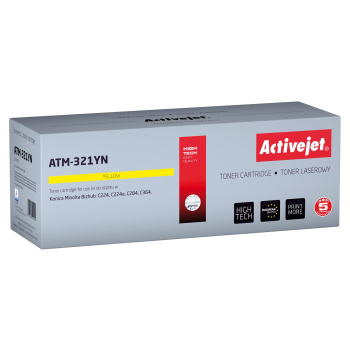 Activejet ATM-321YN Toner (zamiennik Konica Minolta TN321Y; Supreme; 25000 stron; żółty)