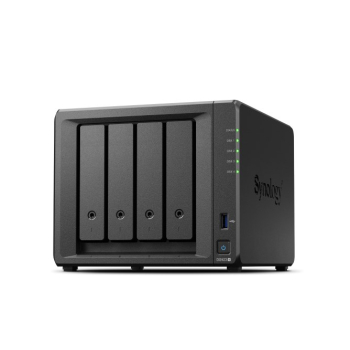 NAS Synology DS923+; Tower; 4x (3.5" SATA HDD); AMD Ryzen R1600; 4 GB DDR4 ECC SODIMM (max. 32GB), 2x 1GbE RJ-45