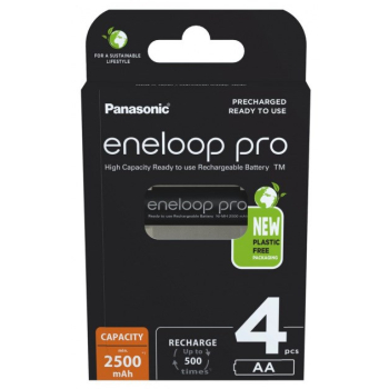 PANASONIC ENELOOP PRO AA 2500mAh 4 szt