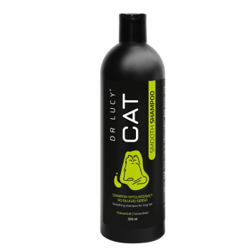 DR LUCY - CAT SMOOTH SHAMPOO 500 ML SKONCENTROWANY, WYGŁADZAJĄCY SZAMPON DLA KOTÓW O DŁUGIEJ SIERŚCI