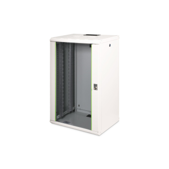 Digitus Szafa sieciowa wisząca Unique 19" 20U rack 600x450, drzwi szyba, szary, niedzielona, złożona, 100kg