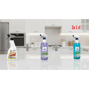 MILL Odplamia+Płyn do myci szyb MACIEJ+Płyn do szyb
